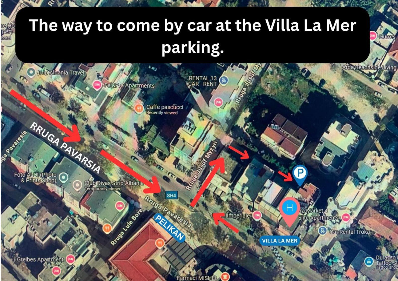 Villa Lamer Durres Bagian luar foto